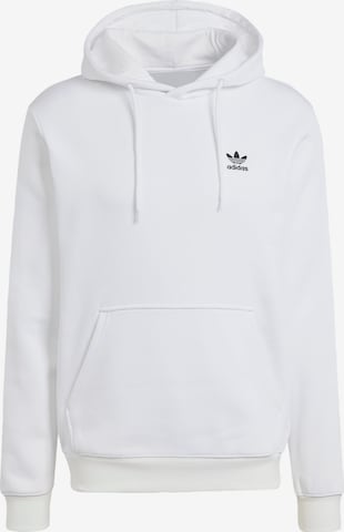 Felpa 'Trefoil Essentials' di ADIDAS ORIGINALS in bianco: frontale