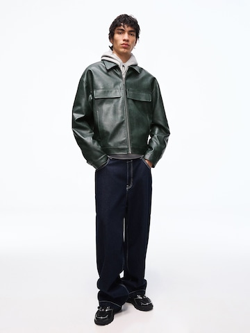 Bershka Átmeneti dzseki - zöld