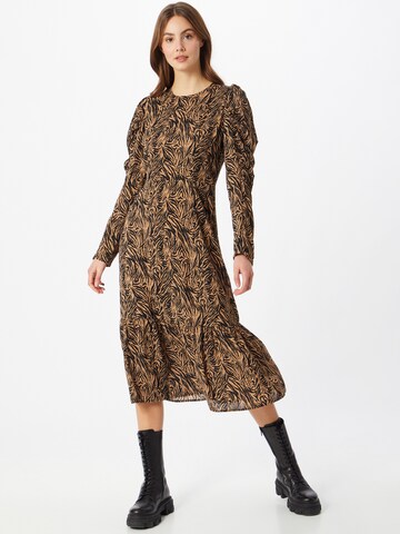 Neo Noir Dress 'Suzann' in Brown: front