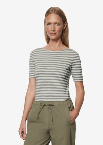 T-shirt Marc O'Polo en beige : devant