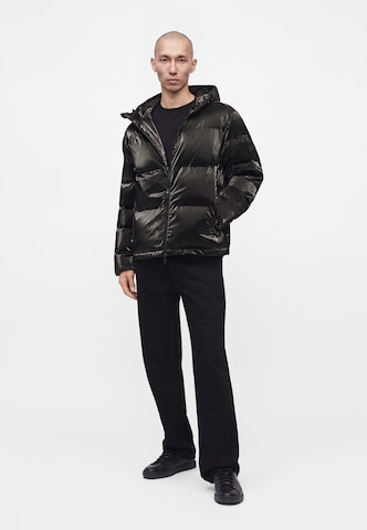 EA7 Emporio Armani Φθινοπωρινό και ανοιξιάτικο μπουφάν σε μαύρο