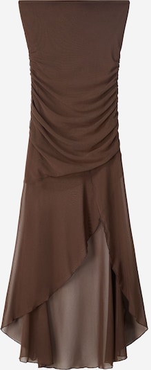 Bershka Kokteilové šaty, veľkosť 34 - čokoládová, Produkt