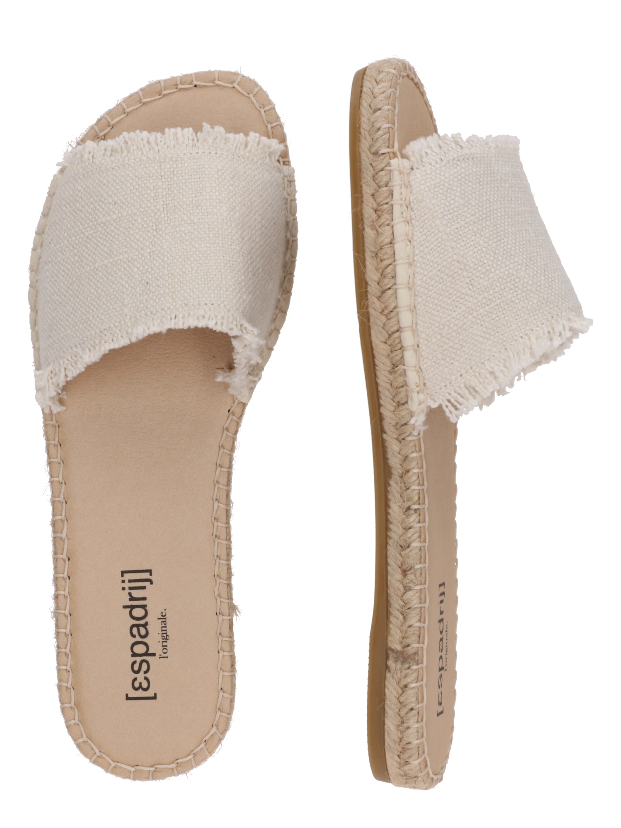 Mule espadrij l´originale en blanc