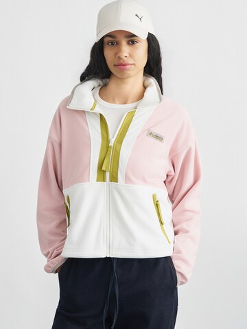 COLUMBIA Funktsionaalne fliisjakk 'Backbowl™ II', värv roosa: eest vaates