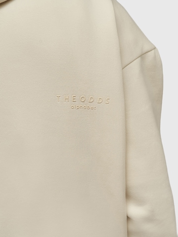 THE ODDS Hoodie 'Hoodie/ alphabet' in Beige