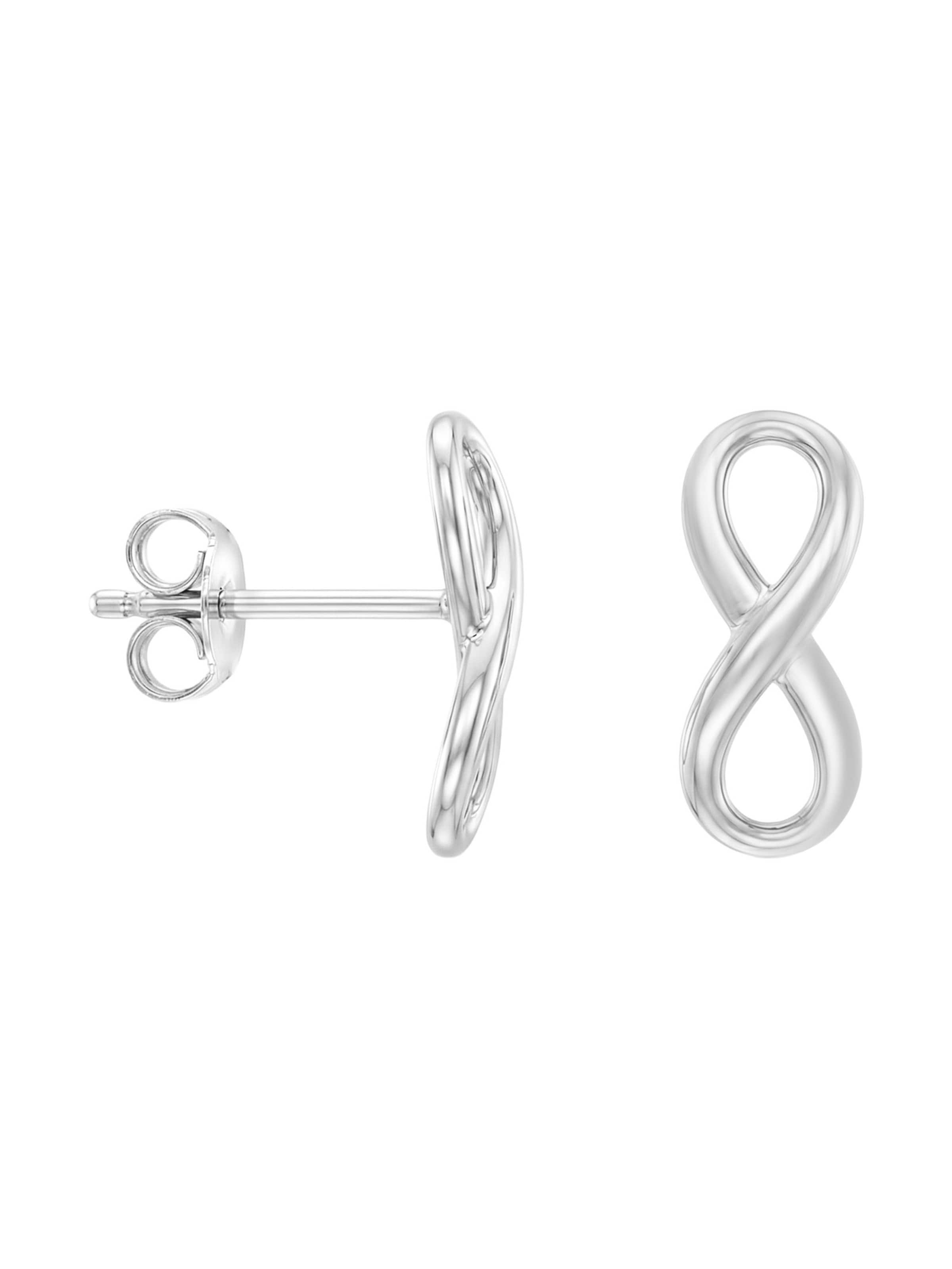 Sofia Milani Earrings 'Infinity' in Silver: front