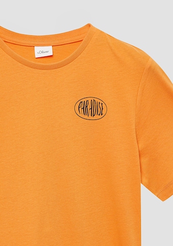 s.Oliver T-Shirt in Orange