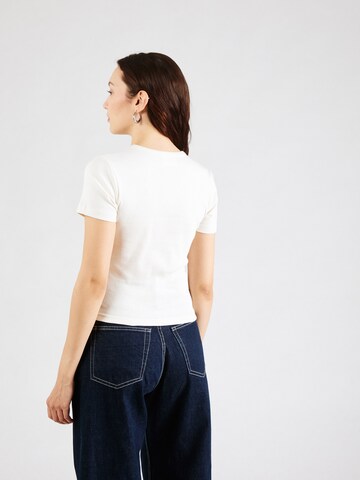 TOPSHOP Majica 'Graphic License Blondie Baby' | bež barva