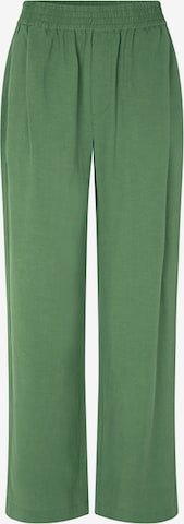 mbym Široke hlačnice Hlače 'Phillipa' | zelena barva: sprednja stran