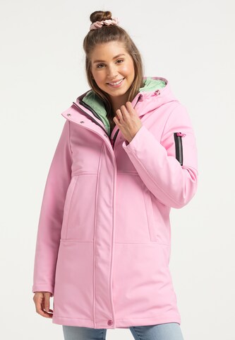 MYMO Winter Coat in Pink: front