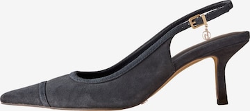 B by Ted Baker - Zapatos destalonado en azul: frente