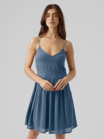 VERO MODA Kleid 'HONEY' in Blau: predná strana