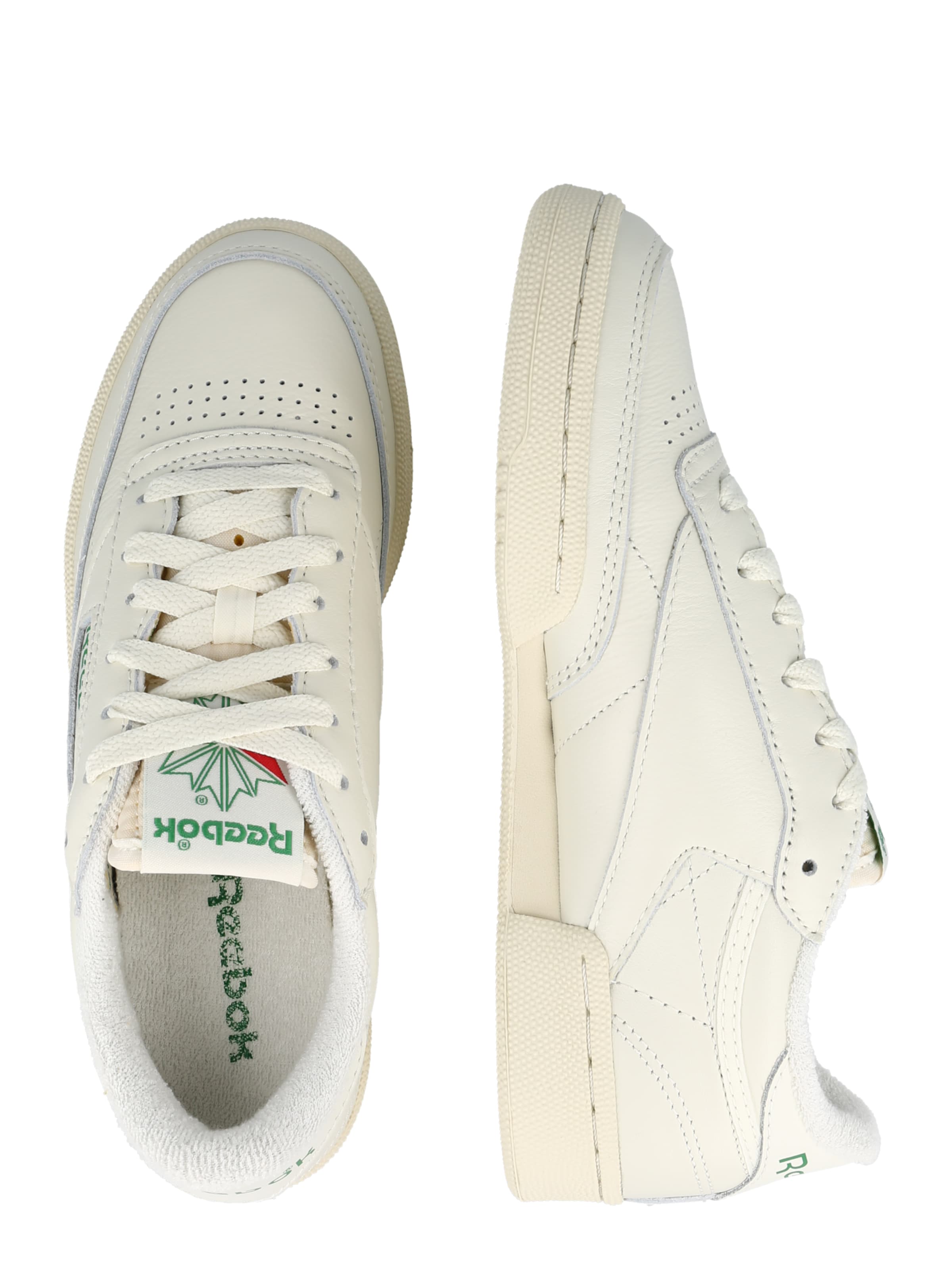 Reebok Низкие кроссовки 'Club C 85' в Бежевый