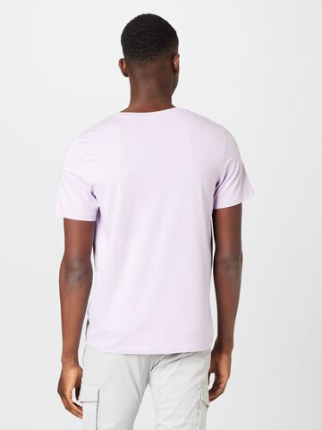 Coupe slim T-Shirt JACK & JONES en violet