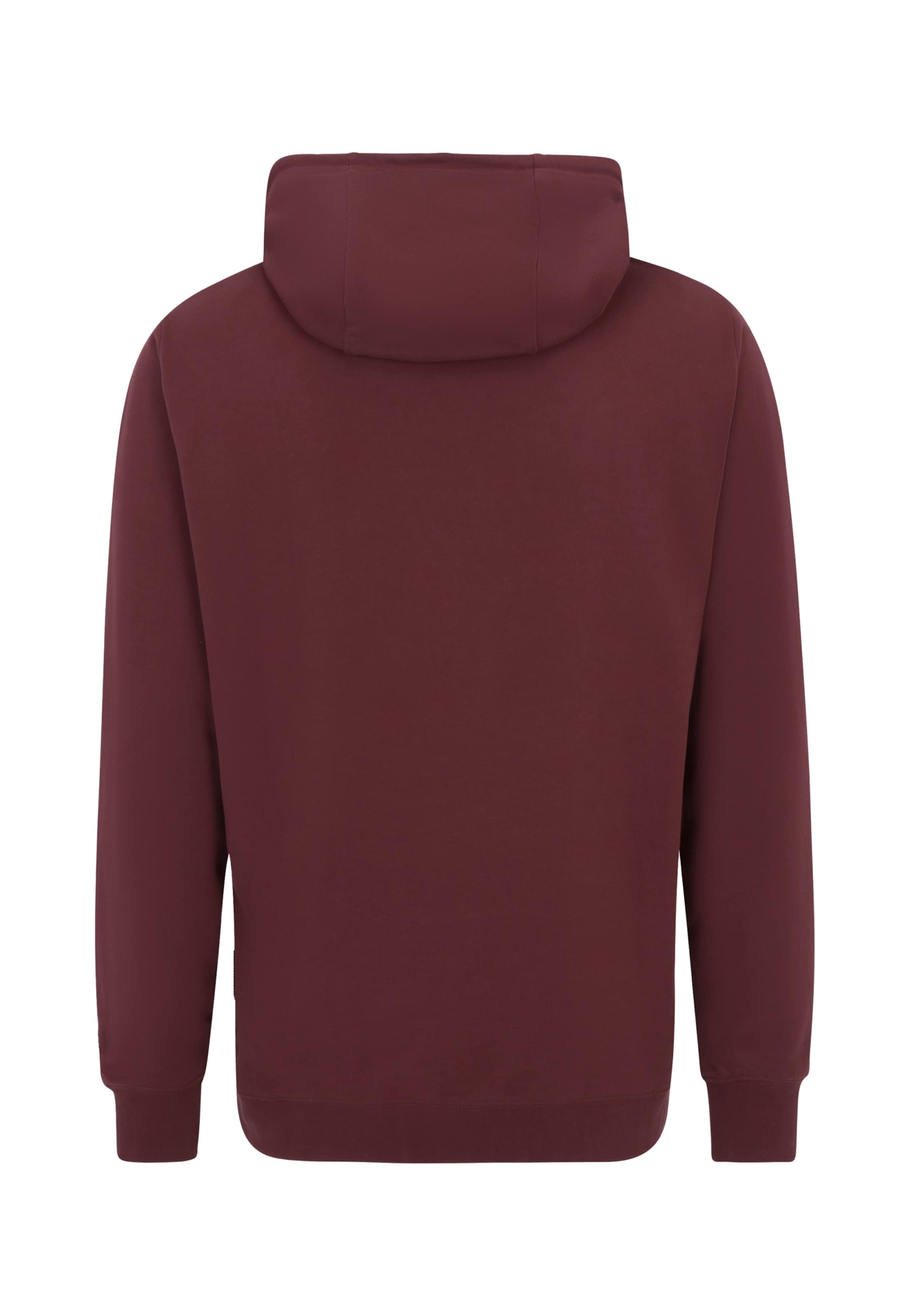 Oldskull Sweatvest 'Plain Basic' in Rood