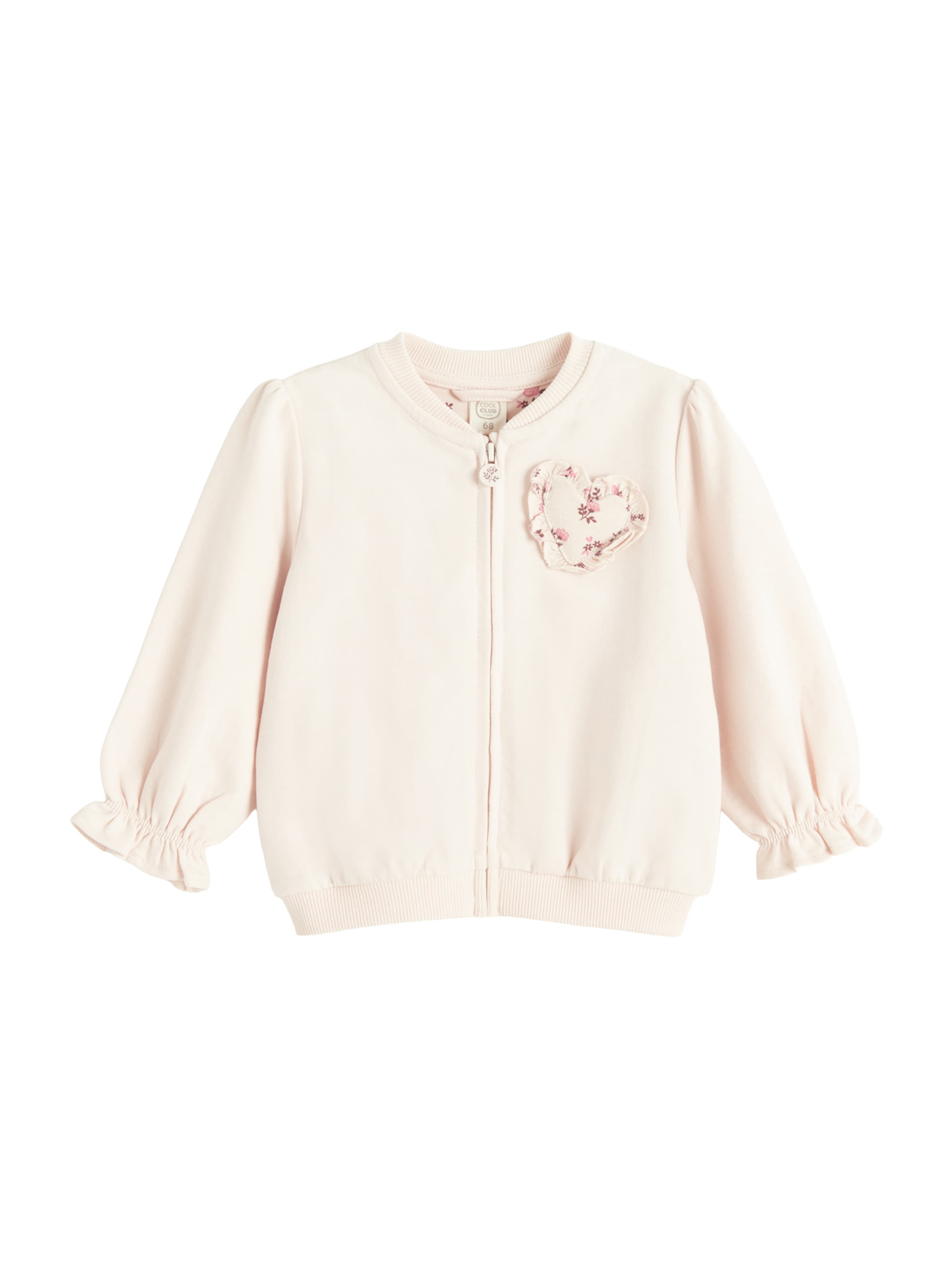 Cool Club Sweatjacka i beige: framsida