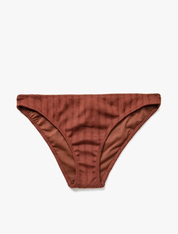 Koton Bikini bottom in Brown: front