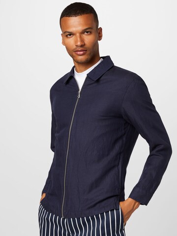 J.Lindeberg Between-season jacket 'Jason' in Blue: front