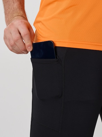 SWEDEMOUNT Skinny Sportbroek 'Core' in Zwart