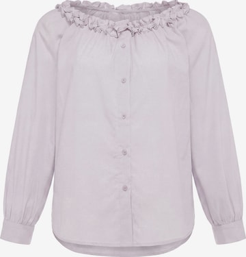 Chemisier usha BLACK LABEL en violet : devant