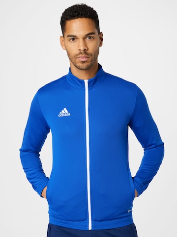 Jachetă de trening 'Entrada 22' de la ADIDAS SPORTSWEAR pe albastru: față