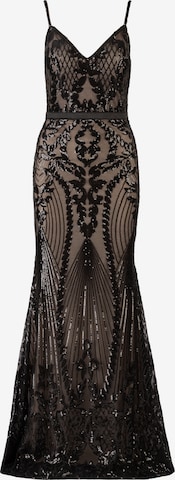 APART Evening Dress in Black: front