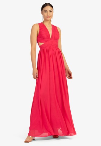 Kraimod Βραδινό φόρεμα σε ροζ: μπροστά