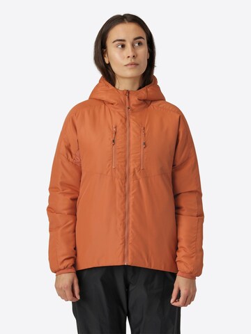 Superstainable Performance Jacket 'Eel Rock' in Orange: front