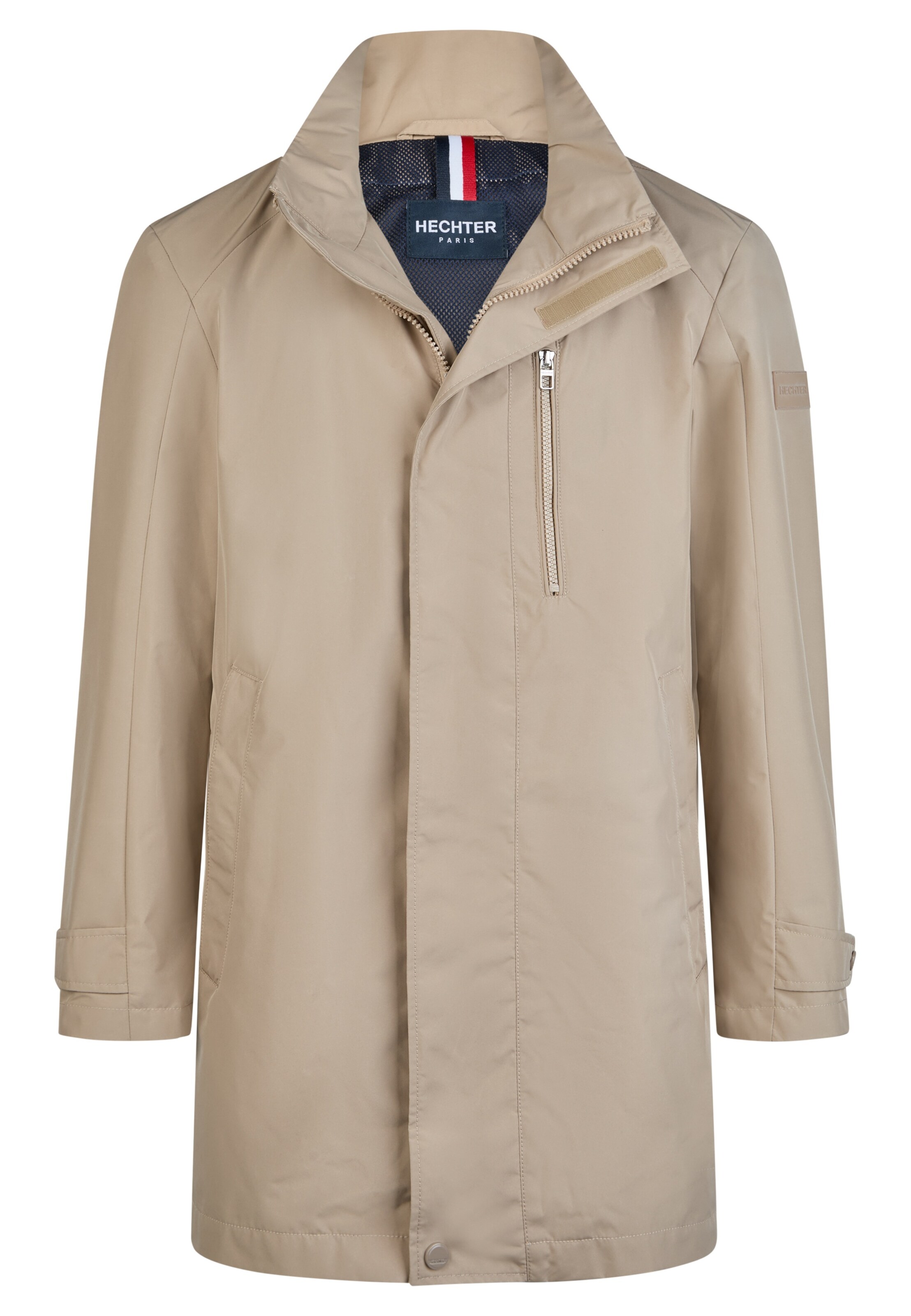 HECHTER PARIS Between-Seasons Coat in Beige: front