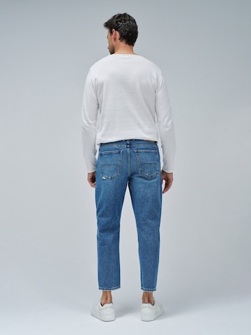 Coupe slim Jean Salsa Jeans en bleu