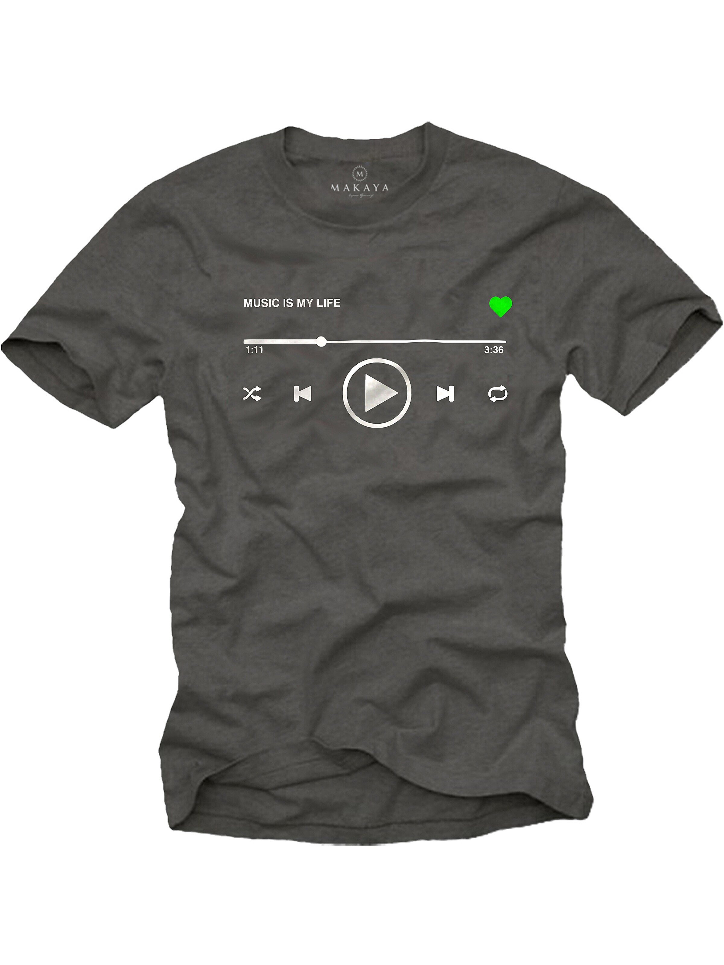 MAKAYA Shirt in Grey: front