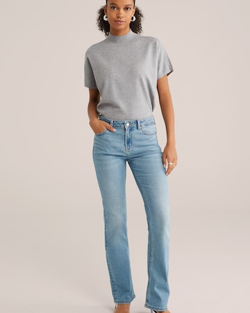 WE Fashion Bootcut Džíny – modrá