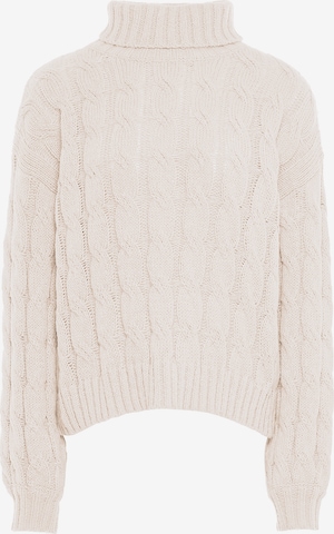 Pull-over MYMO en blanc : devant