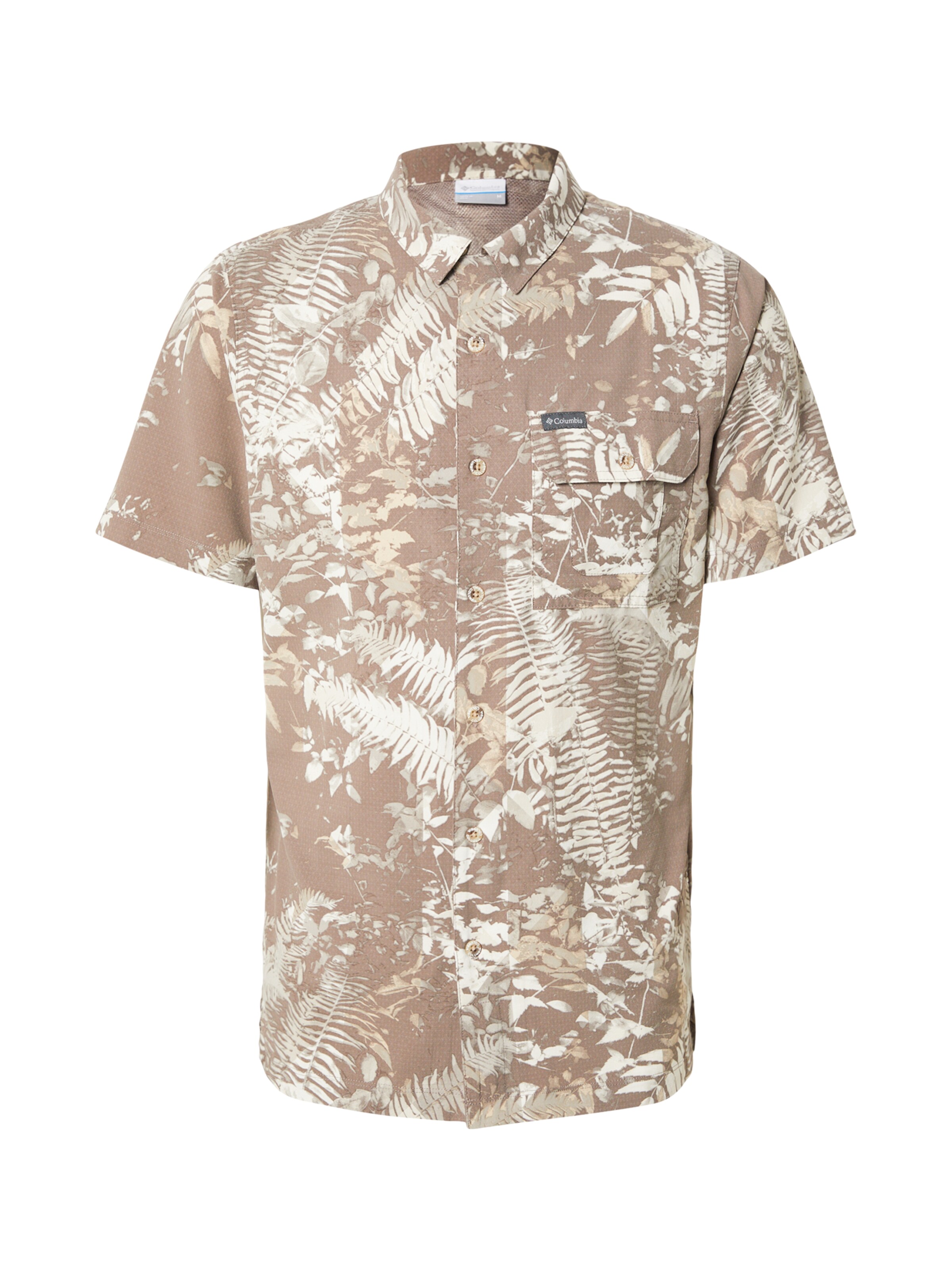 világosbarna / fehér COLUMBIA Funkcionális ing, Termék nézet