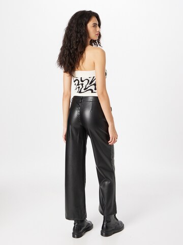 JDY Wide leg Trousers 'JAGGER' in Black