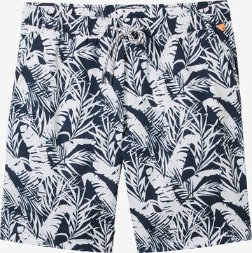 TOM TAILOR Board Shorts in Blue: front