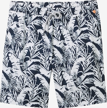 TOM TAILOR Board Shorts in Blue: front