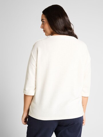 T-shirt Tom Tailor Women + en blanc