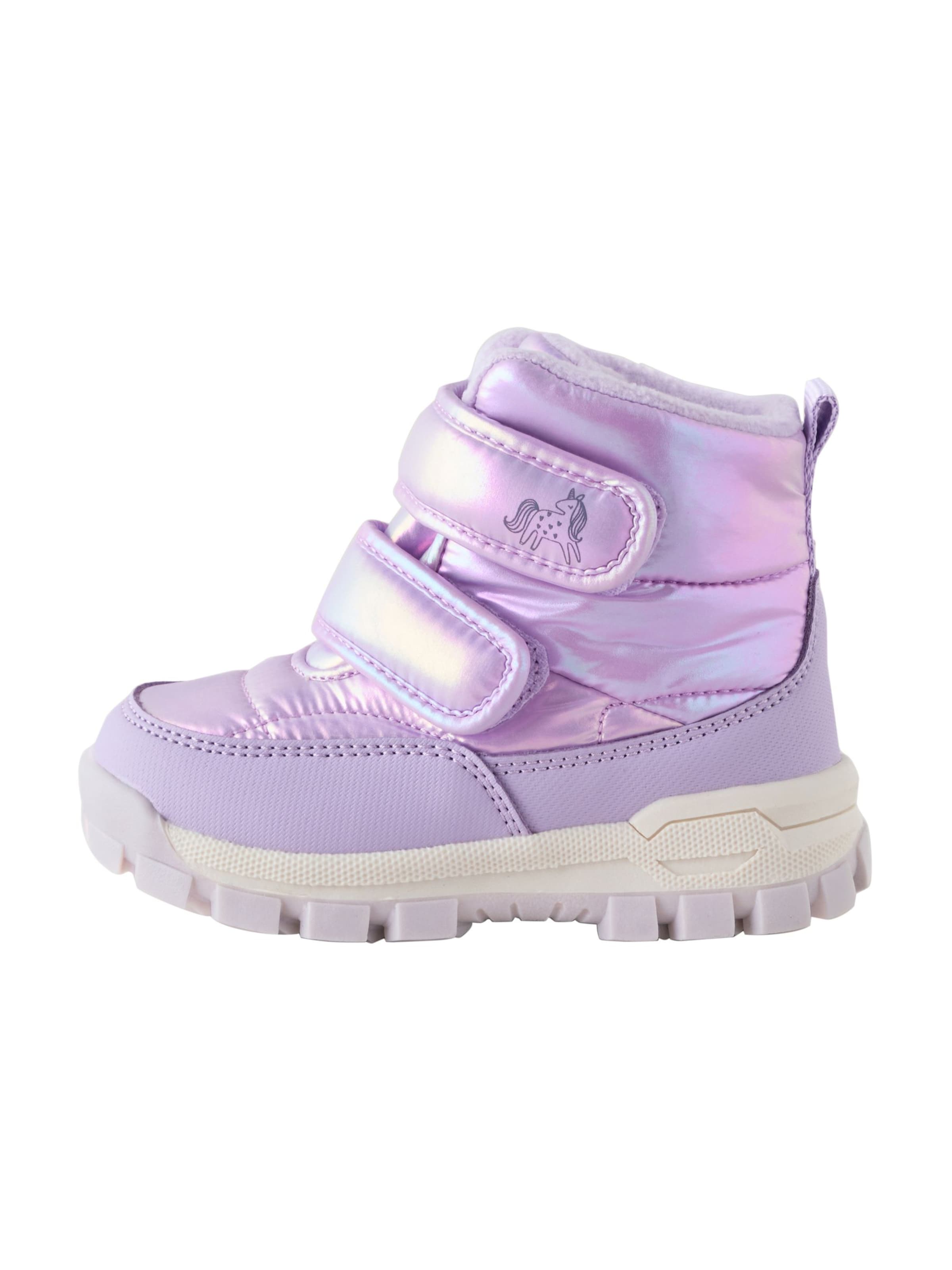 Bottes Next en violet : devant
