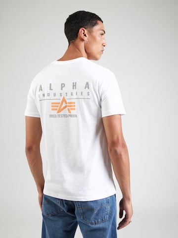 ALPHA INDUSTRIES - Camiseta en blanco: frente
