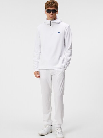 J.Lindeberg Athletic Sweatshirt 'Aerial' in White