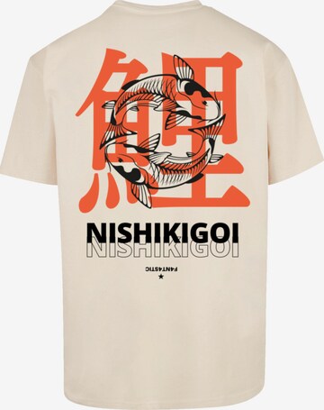 T-Shirt 'Nishikigoi Koi' F4NT4STIC en beige