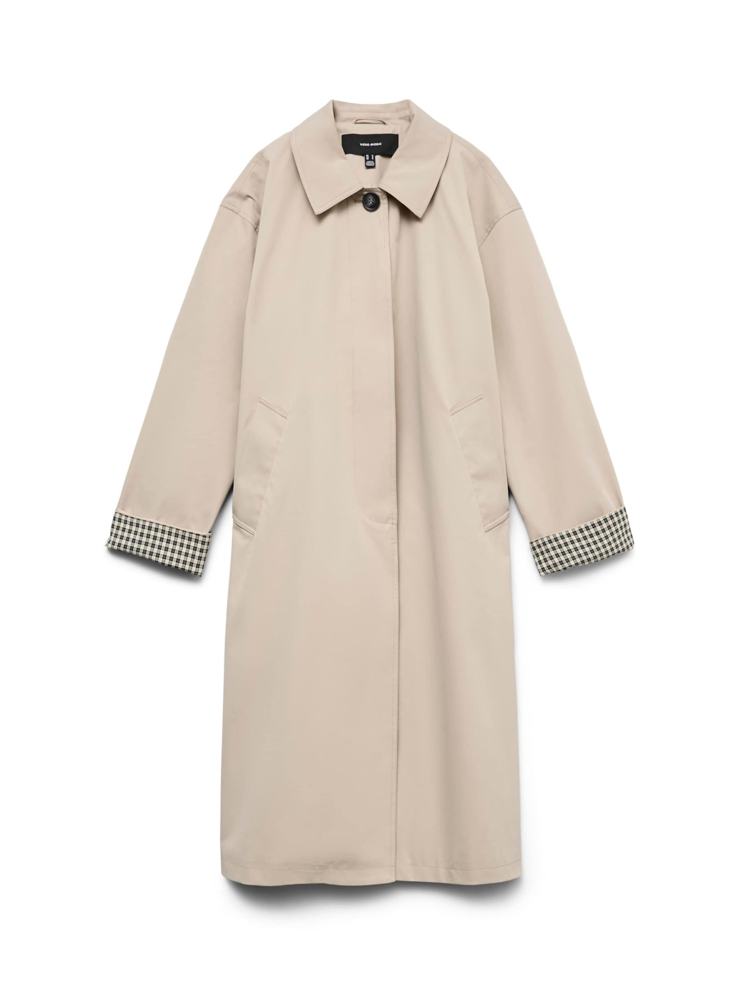 VERO MODA Overgangsfrakke 'CHRISSY' i beige: forside