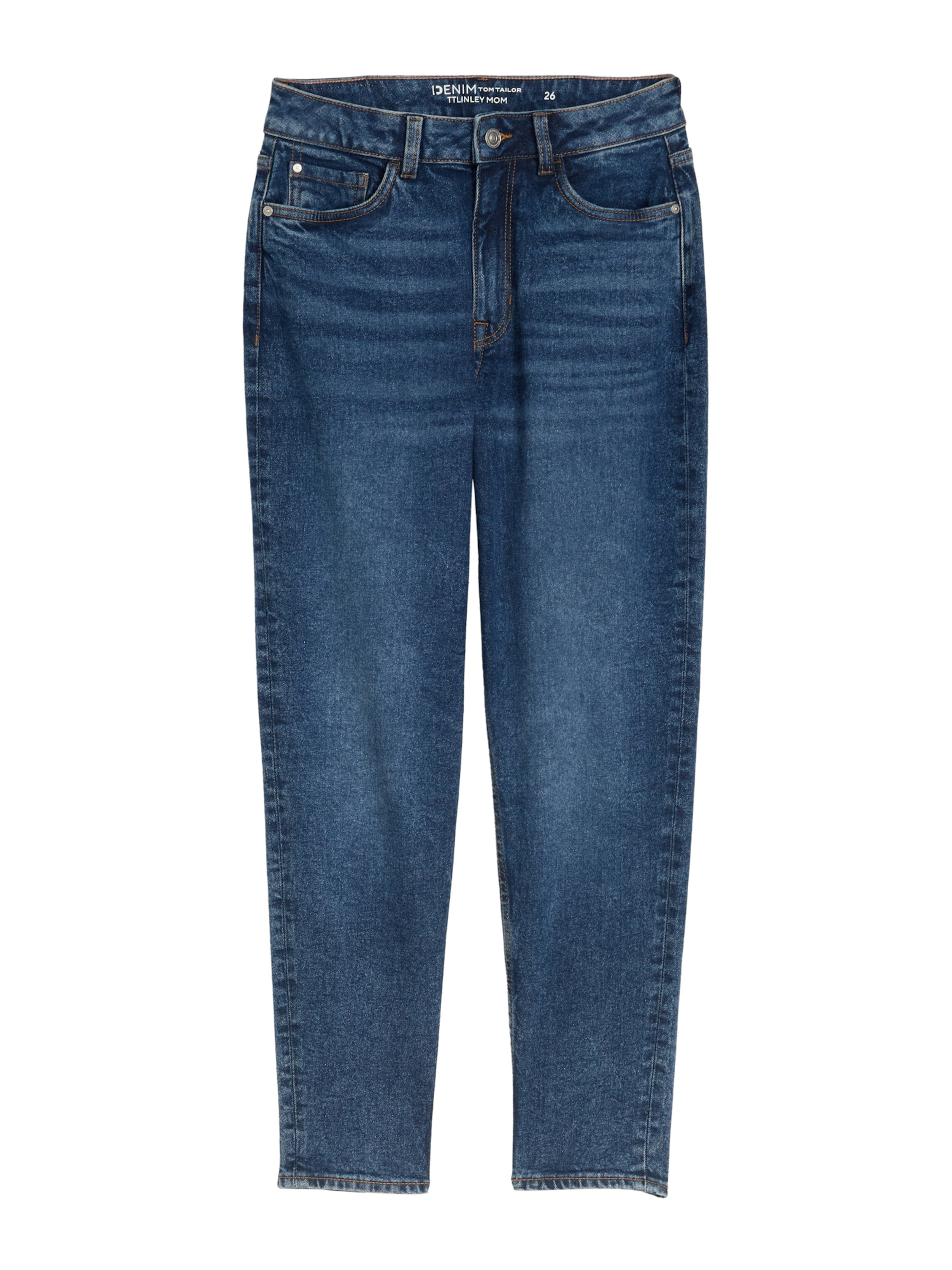 TOM TAILOR DENIM Tapered Jeans &#x27;Linley&#x27; in Blauw: voorkant