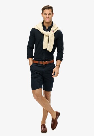 Superdry Regular fit Button Up Shirt in Blue
