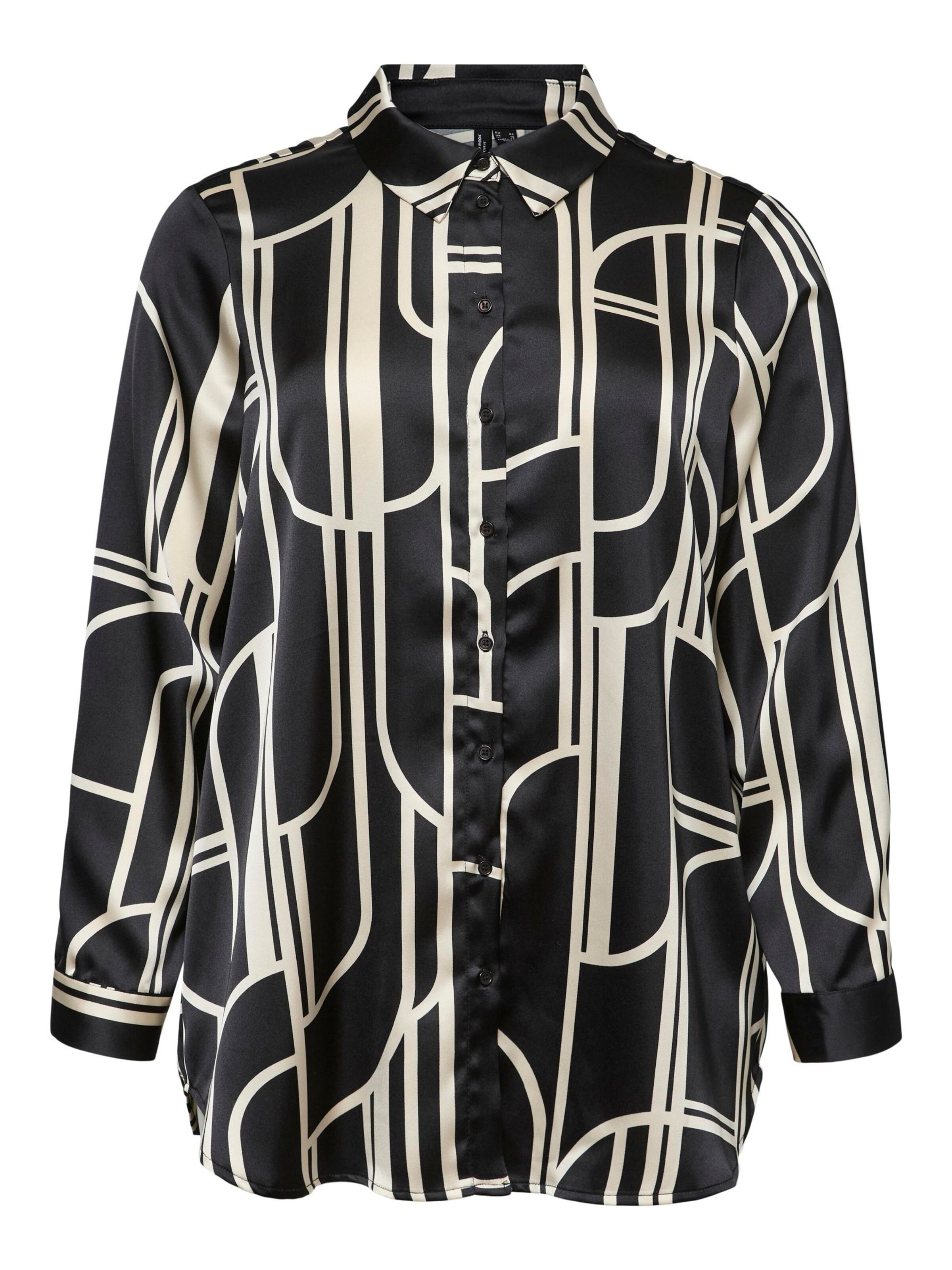 Vero Moda Curve Blouse 'VMChadley' in Black: front
