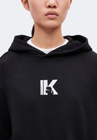 KARL LAGERFELD JEANS Sweatshirt i sort