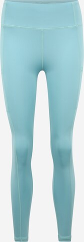 Missguided Petite Skinny Leggings in Blue: front