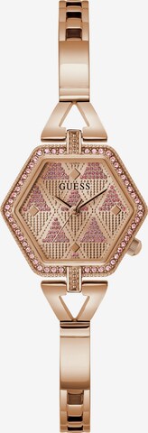 GUESS Analog Watch 'GD Audrey' in Gold: front
