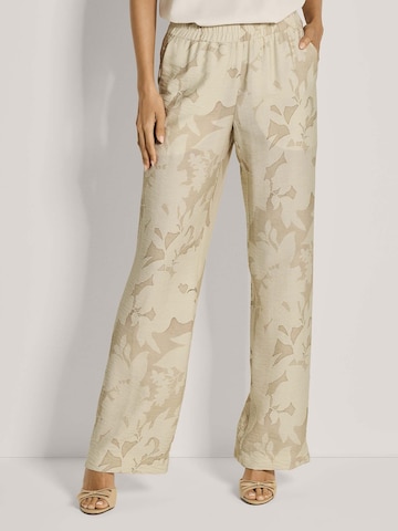 MADELEINE Wide Leg Hose in Weiß: Vorderseite